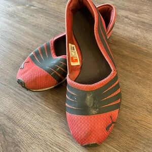 Puma Pink and Gray Ballet Flats